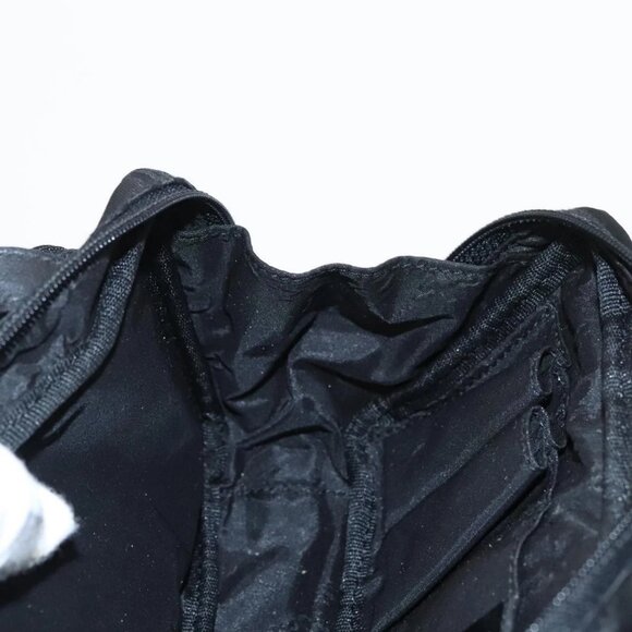 Salvatore Ferragamo Hand Bag Nylon Silver Black Auth am7194 - Picture 13 of 16